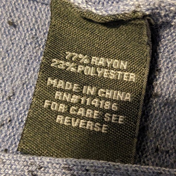 89th & Madison Plus Size Cardigan, Blue, 2X - Picture 7 of 10